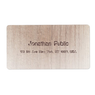 Wood Board Look Distressed Text Template Shipping