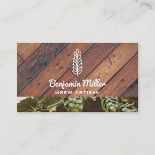 Wood   Brewery   Artisan Business Card