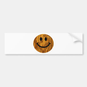 Wood Bumper Sticker