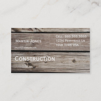 Wood Business Card