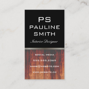 Wood Business Card