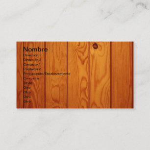 WOOD BUSINESS CARD
