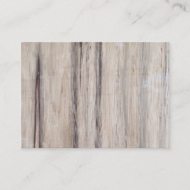 Wood Business Card (Front)