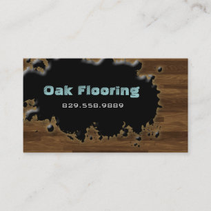 Wood Business Card Flooring