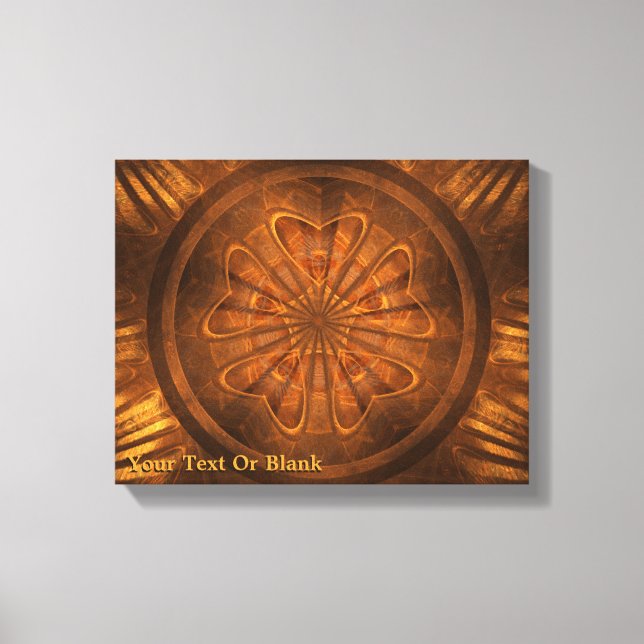 Wood Carving Canvas Print (Front)