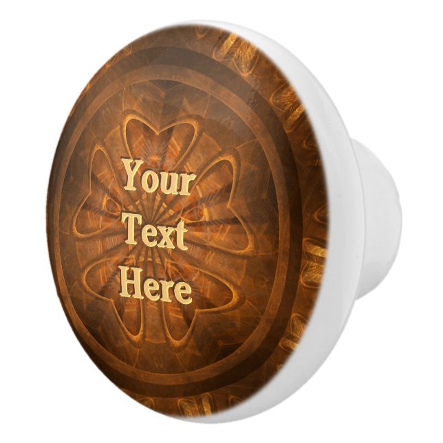 Wood Carving Ceramic Knob (Right)