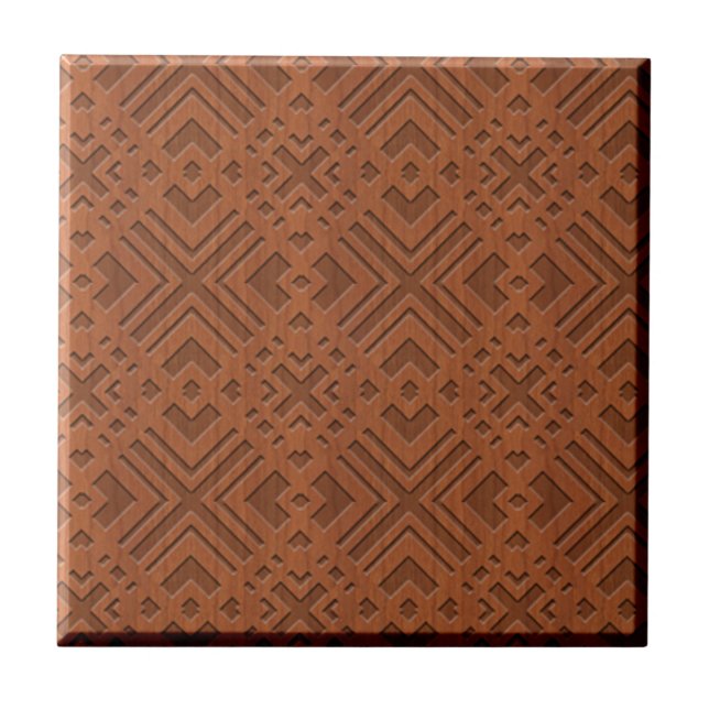 Wood Carving Ceramic Tiles (Front)