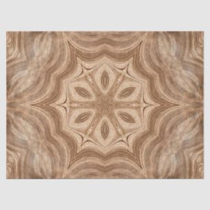 Wood carving rosette tissue paper
