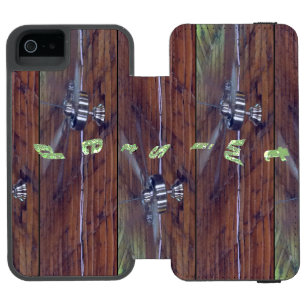 Wood Ceiling, Chrome Fans Incipio Watson™ iPhone 5 Wallet Case