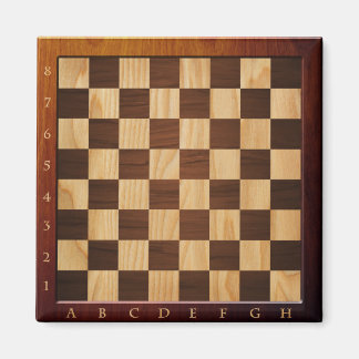 Wood Chess board magnet