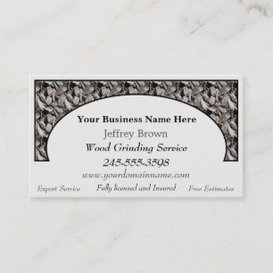 Wood Chips Business Cards