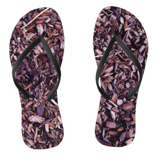 Wood Chips Flip Flops