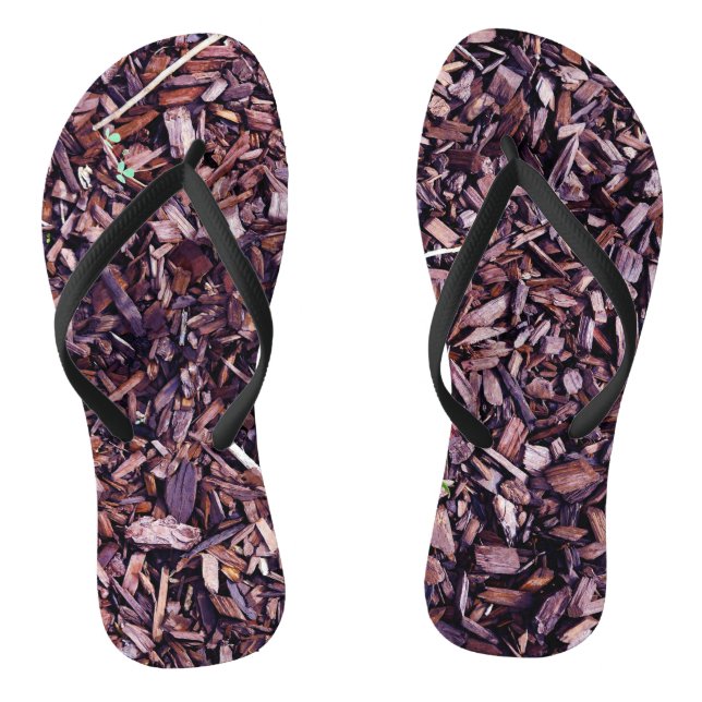 Wood Chips Flip Flops (Footbed)