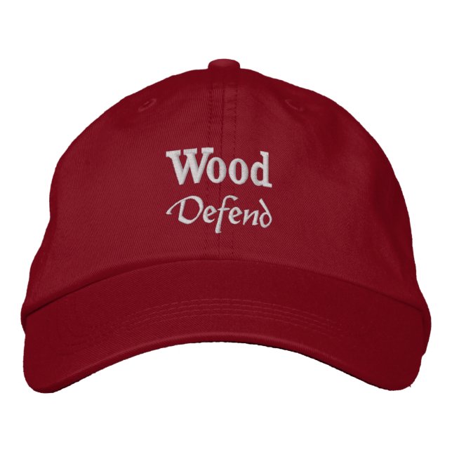 Wood Clan Motto Embroidered Hat (Front)