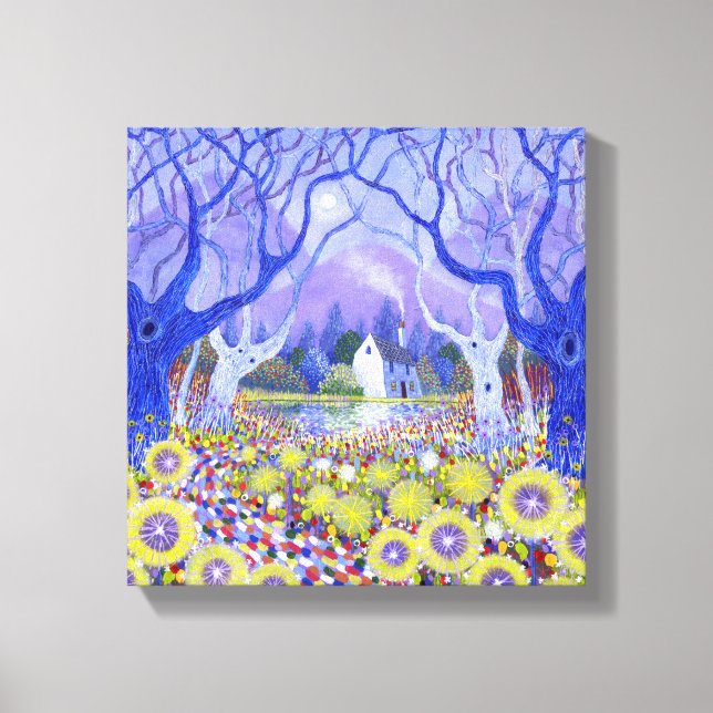 Wood Cottage 2013 Canvas Print (Front)