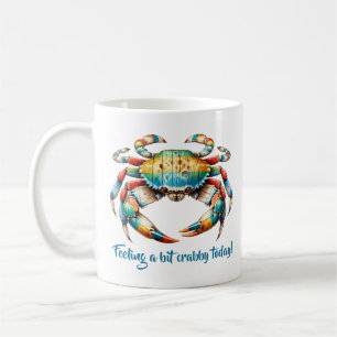 Wood Crab – Feeling a bit crabby! Coffee Mug