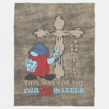 Wood Cross Cuz You Matter John 1 14