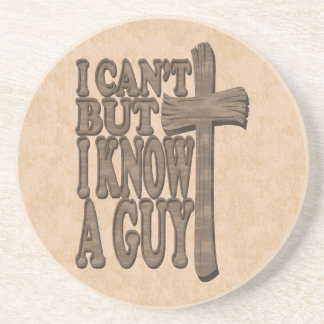 Wood Cross of Christ 3d Christian Design Coaster