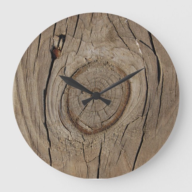Wood design clock (Front)