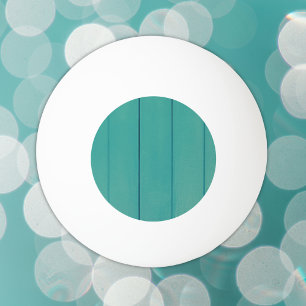 Wood Design in Teal Three Star Ping Pong Ball