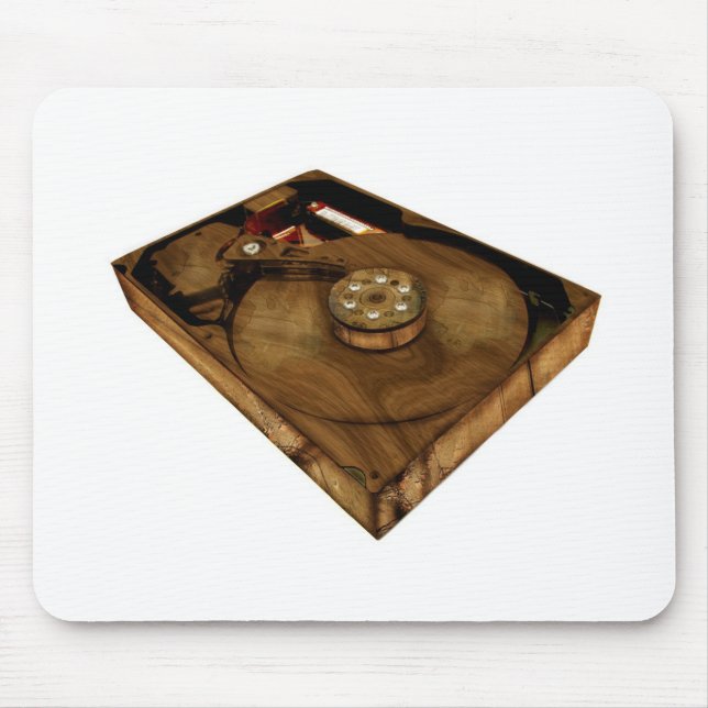 Wood Drive Mouse Mat (Front)
