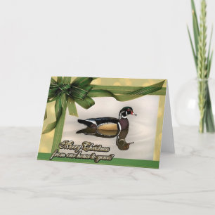 Wood Duck Christmas Card