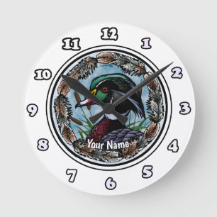 Wood Duck clock