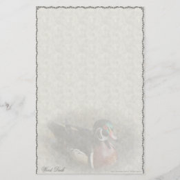Wood Duck Custom Stationery
