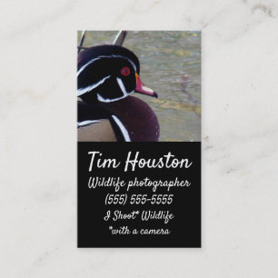 Wood Duck Drake Business Card