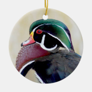 Wood Duck Drake Ceramic Tree Decoration