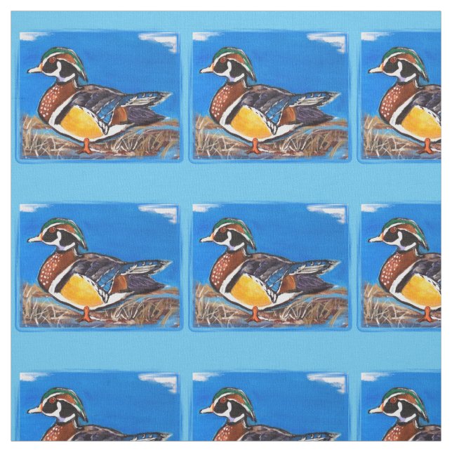 Wood Duck Fabric (Swatch)
