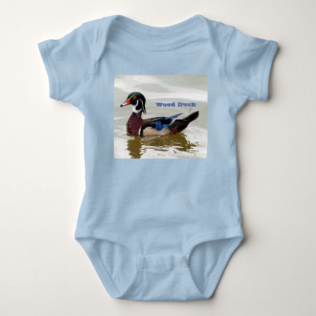 Wood Duck for Baby Bodysuit (Front)