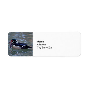 Wood Duck Label