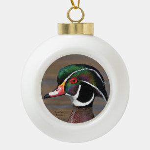 Wood Duck Metal Ornament