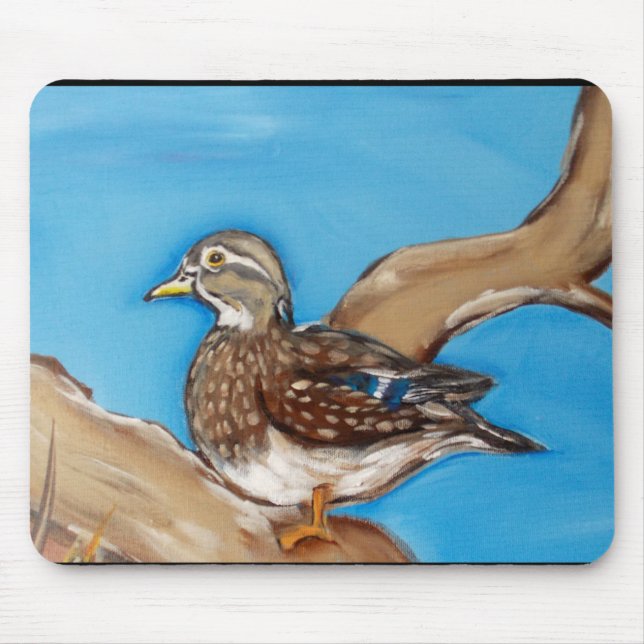WOOD DUCK MOUSE MAT (Front)