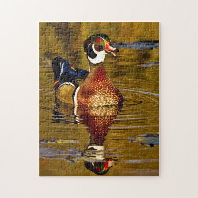 Wood Duck Puzzle (Vertical)