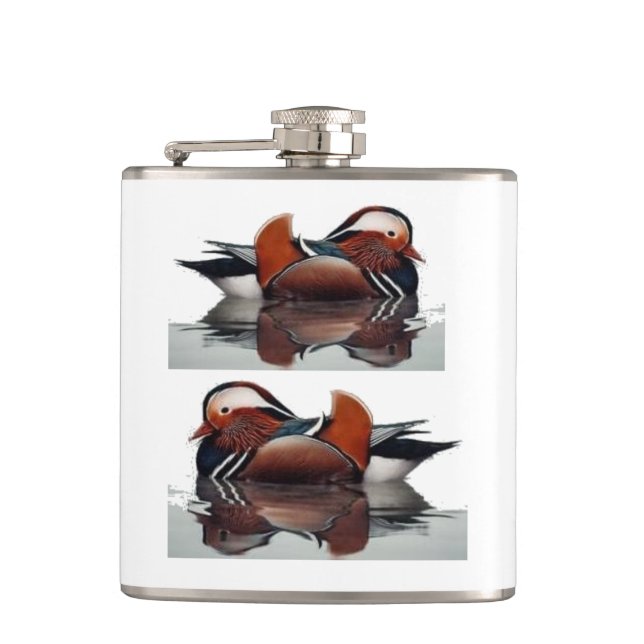 Wood Duck Thunder_Cove  Hip Flask (Front)