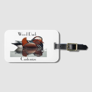 Wood Duck Thunder_Cove Luggage Tag