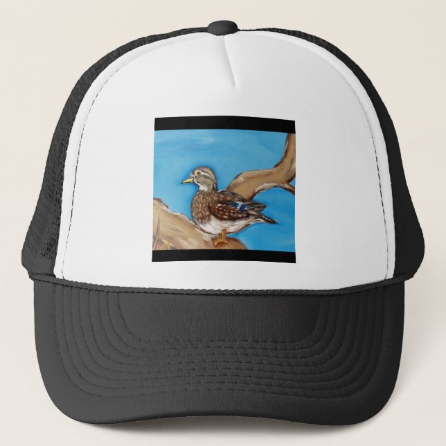 WOOD DUCK TRUCKER HAT (Front)
