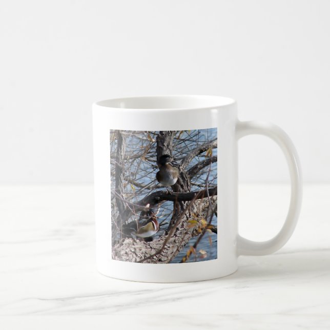Wood Ducks in a Tree Coffee Mug (Right)