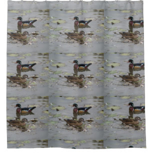 Wood Ducks Nature Shower Curtain