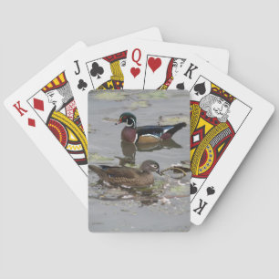 Wood Ducks Playing Cards