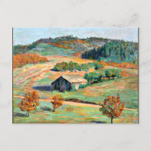 Wood - Early Fall Landscape Postcard