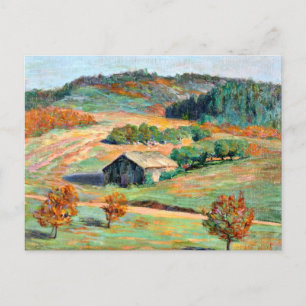 Wood - Early Fall Landscape Postcard