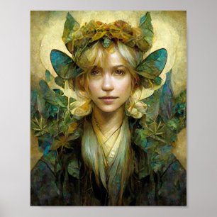 Wood Fae 2 Fairy Fantasy Art Poster