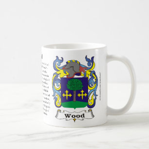 Wood Family Coat of Arms Mug