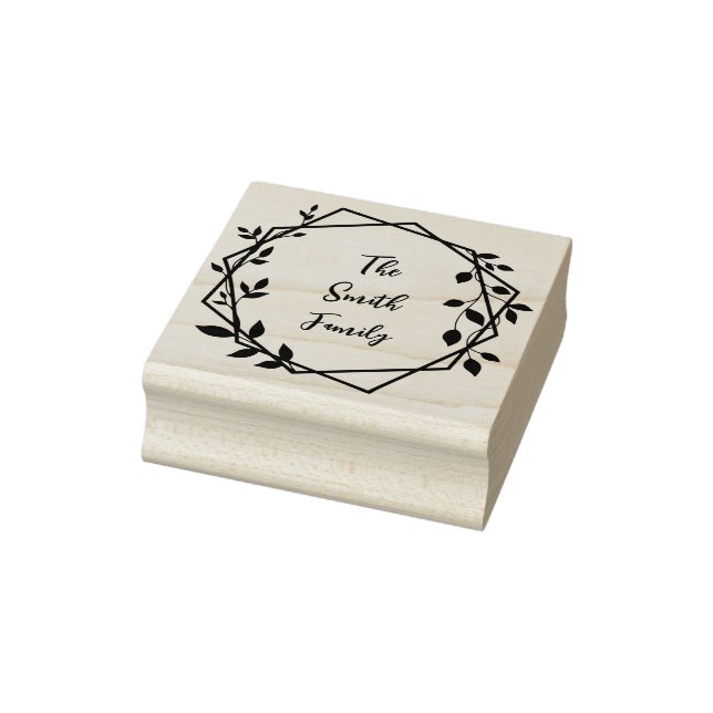 Wood Family Name Stamp (Stamp)