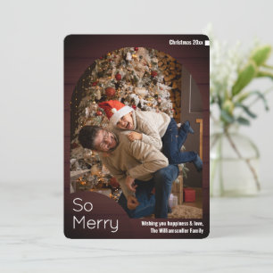 Wood Family Photo Christmas Holiday Card