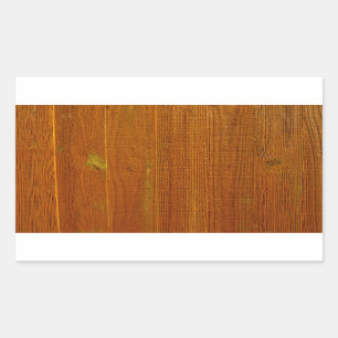 Wood Fence Panel Rectangular Sticker