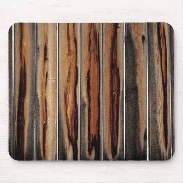 Wood Fence Texture Cool Unique Mouse Mat (Front)